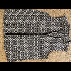 Banana Republic print shell